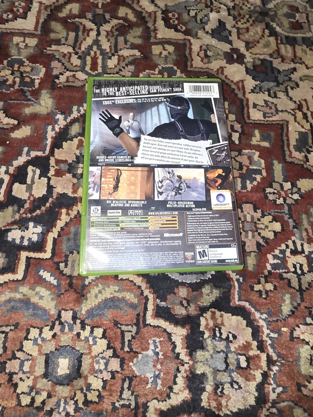 Splinter Cell: Double Agent - Xbox